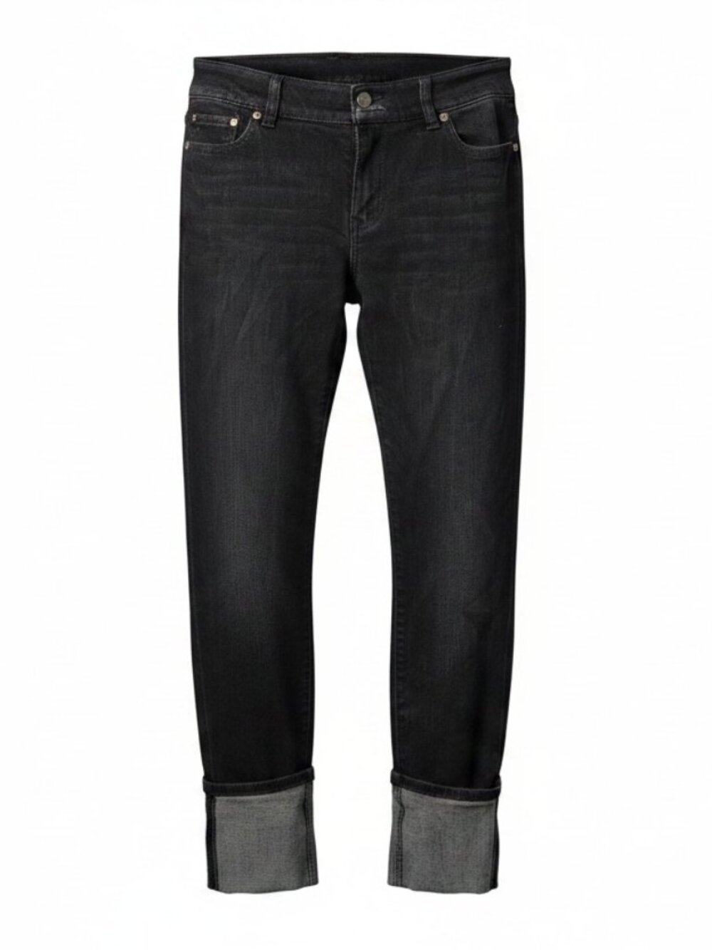 SOHO Dark Wash Cuffed Jeans